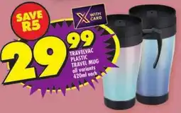 Shoprite Travelvac plastic travel mug offer