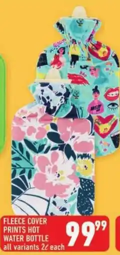 Shoprite Fleece cover prints hot water bottle offer