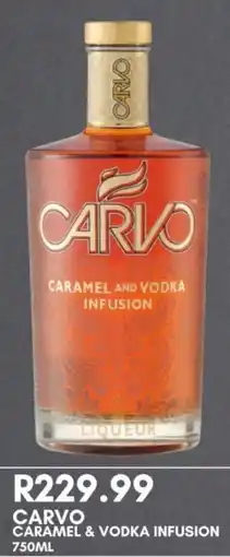 Prestons Carvo caramel & vodka infusion offer