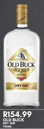 Prestons Old buck dry gin offer