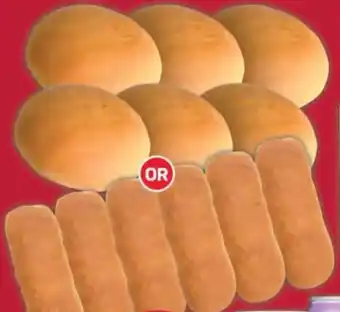Pick n Pay Hypermarket PnP White Hamburger Buns or Hotdog Rolls offer