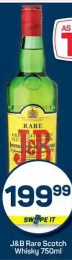 Pick n Pay Hypermarket J&B Rare Scotch Whisky offer