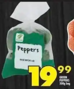 Shoprite Green peppers offer