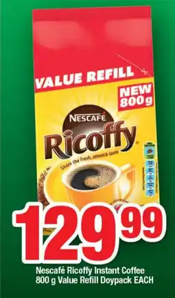 OK Foods Nescafé Ricoffy Instant Coffee Value Refill Doypack offer