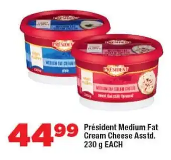 OK Foods Président Medium Fat Cream Cheese Asstd. offer