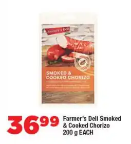 OK Foods Farmer's Deli Smoked & Cooked Chorizo offer