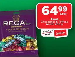 OK Foods Regal Chocolates & Toffees Asstd. offer
