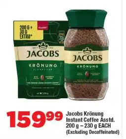 OK Foods Jacobs Krönung Instant Coffee Asstd. offer