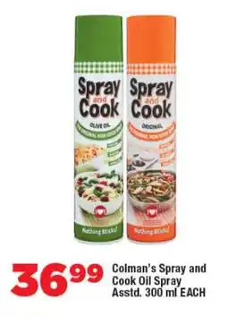 OK Foods Colman's Spray and Cook Oil Spray Asstd. offer