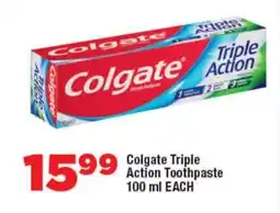 OK Foods Colgate Triple Action Toothpaste offer