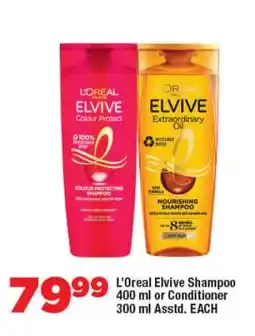 OK Foods L'Oreal Elvive Shampoo or Conditioner Asstd. offer