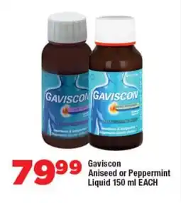 OK Foods Gaviscon Aniseed or Peppermint Liquid offer