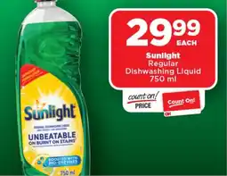 OK Foods Sunlight Regular Dishwashing Liquid offer