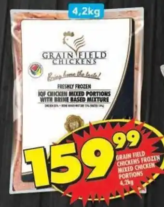 Shoprite Grain field chickens frozen mixed chicken portions offer