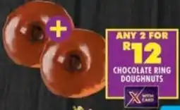 Shoprite Chocolate ring doughnuts offer