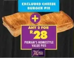 Shoprite Pieman's homestyle value pies offer