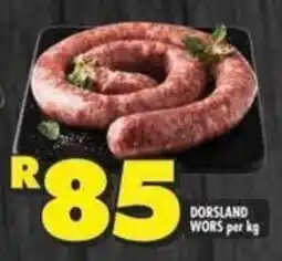 Shoprite Dorsland wors offer