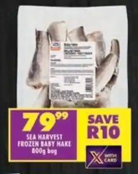 Shoprite Sea harvest frozen baby hake offer
