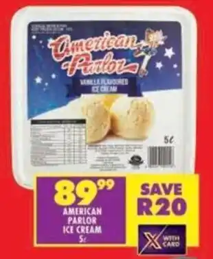 Shoprite American parlor ice cream offer