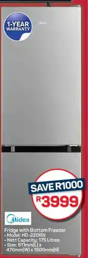 Pick n Pay Hypermarket Fridge with Bottom Freezer offer