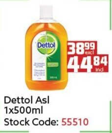Africa Cash and Carry Dettol Asl 1x500ml offer