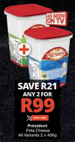 Checkers Hyper Président Feta Cheese All Variants offer