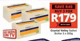Checkers Hyper Crystal Valley Salted Butter offer