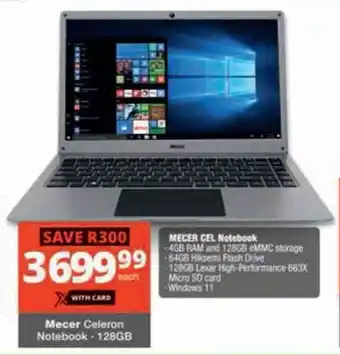 Checkers Hyper Mecer Celeron Notebook offer