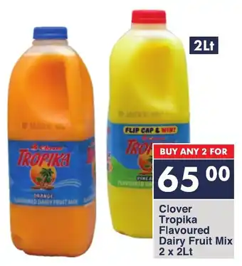 President Hyper Clover Tropika Flavoured Dairy Fruit Mix offer