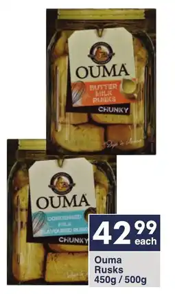 President Hyper Ouma Rusks offer
