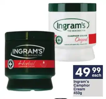 President Hyper Ingram's Camphor Cream offer