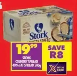 Shoprite Stork country spread 40% fat spread offer