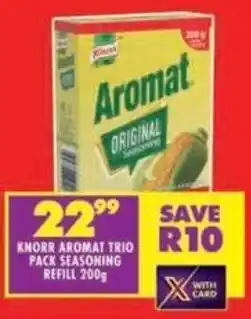 Shoprite Knorr aromat trio pack seasoning refill offer