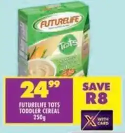 Shoprite Futurelife tots toddler cereal offer