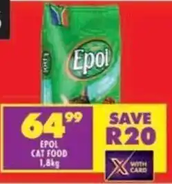 Shoprite Epol cat food offer