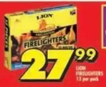 Shoprite Lion firelighters offer