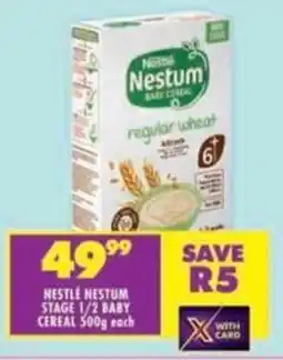 Shoprite Nestle nestum stage 1/2 baby cereal offer
