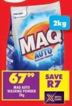 Shoprite Maq auto washing powder offer