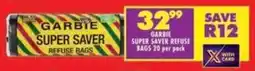 Shoprite Garbie super saver refuse bags offer
