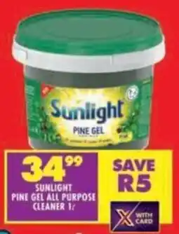 Shoprite Sunlight pine gel all purpose cleaner offer