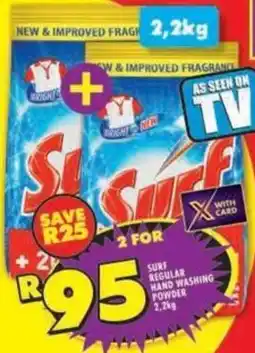 Shoprite Surf regular hand washing powder offer