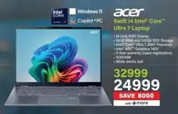 Incredible Connection Acer Swift 14 Intel Core Ultra 7 Laptop offer