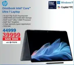 Incredible Connection HP Omnibook Intel Core Ultra 7 Laptop offer