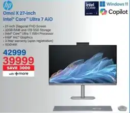 Incredible Connection HP Omni X 27-inch Intel Core Ultra 7 AiO offer