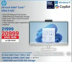 Incredible Connection HP 24-inch Intel Core Ultra 5 AiO offer