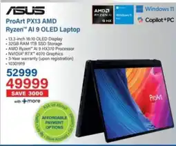 Incredible Connection ASUS ProArt PX13 AMD Ryzen Al 9 OLED Laptop offer