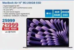 Incredible Connection MacBook Air 15" M3 256GB SSD offer