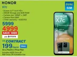 Incredible Connection HONOR X7c offer