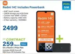 Incredible Connection Redmi 14C Includes Powerbank offer