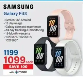 Incredible Connection SAMSUNG Galaxy Fit3 offer